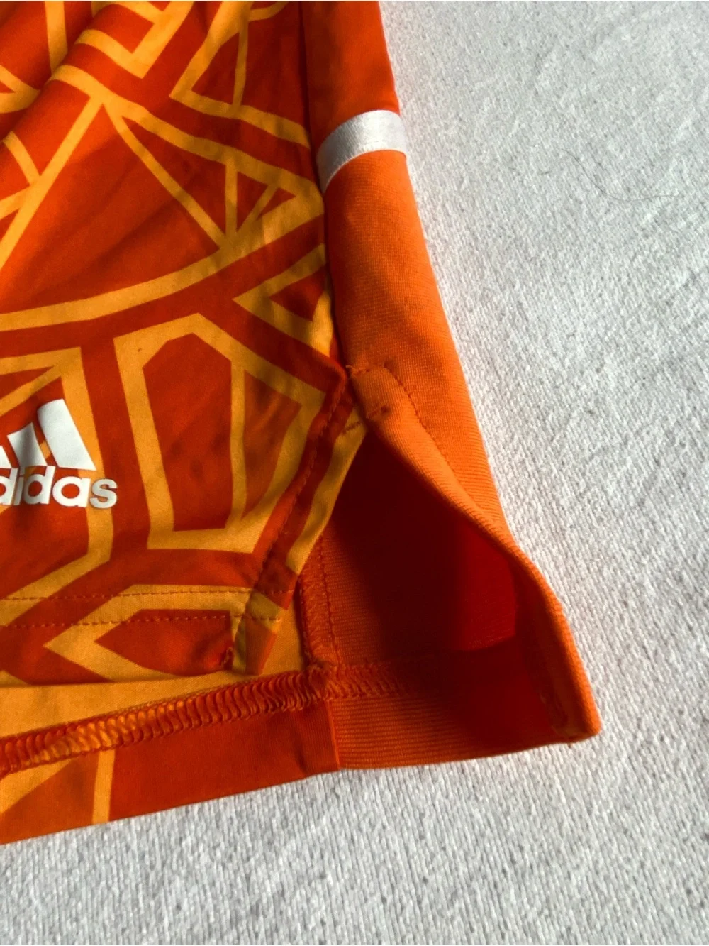 adidas Condivo 22 Goalkeeper, Bright Orange Athletic Shorts SZ L